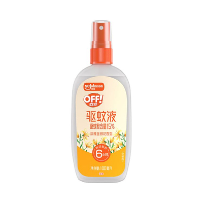 屈臣氏欧护OFF!驱蚊液清新芦荟金银花香型100ml