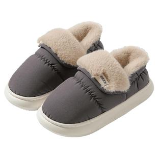 回力棉拖鞋男冬季2025新款家居室内包跟保暖厚底防滑棉鞋男款外穿