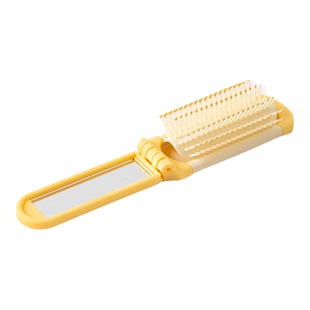 OCE缤纷便携折叠镜梳子蓬发迷你便携随身按摩带镜子多巴胺发梳