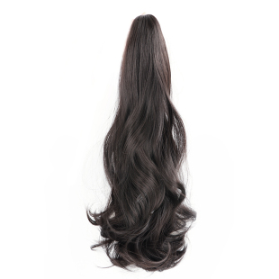 马尾假发女长发抓夹大波浪高马尾自然网红辫子绑带式长卷发假马尾