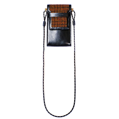 原创小众羊毛毡手机包两针一线