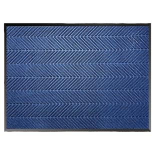 蓝色入户门地垫深蓝色门口地毯室外家用入门脚垫门外高级防滑门垫