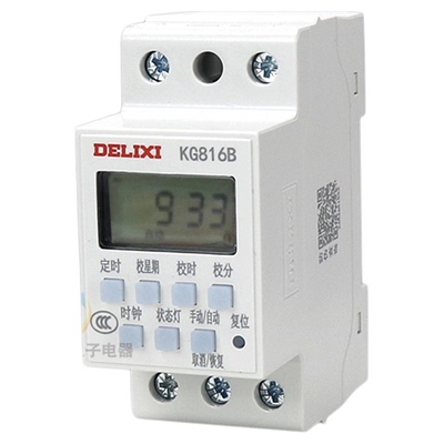 德力西时控开关KG816B智能微电脑全自动时间控制器220v路灯定时器