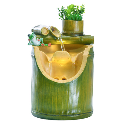 竹子喷泉流水摆件循环水