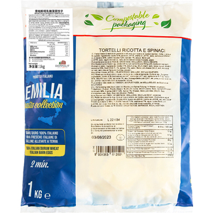 意帕斯塔 意式乳酪菠菜饺子馄饨1KG西餐厅商用Ravioli
