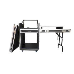 专业16U功放机箱航空箱机柜调音台架子定做8U6U12U音响舞台收纳箱