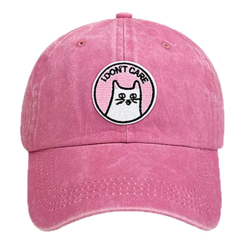 逛街棒球帽女猫咪爱心可爱春夏季