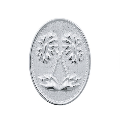 oddly “STITCHES” 刺绣雏菊耳钉 纯银耳针浮雕原创设计小众耳饰