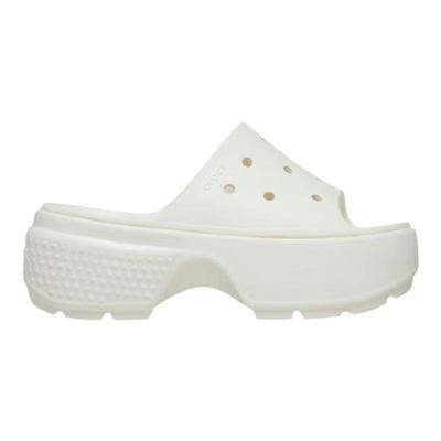 Crocs卡洛驰雪屋女洞洞鞋厚底一字拖凉鞋凉拖夏沙滩户外露趾STOMP