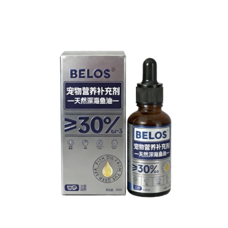 BELOS浓缩鱼油猫狗液体鱼油猫零食罐