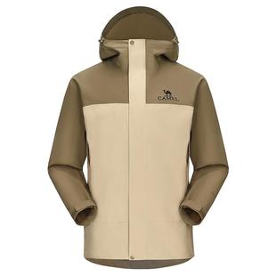 骆驼北风冲锋衣男三合一羽绒服外套冬季户外防风防水旅游登山服女