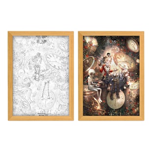 第五人格记者先知拉拉队员周边火灾调察员动漫相框摆件灯光画夜灯