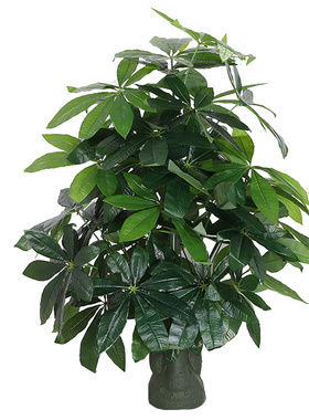 仿真植物假树1.2米高54叶加密