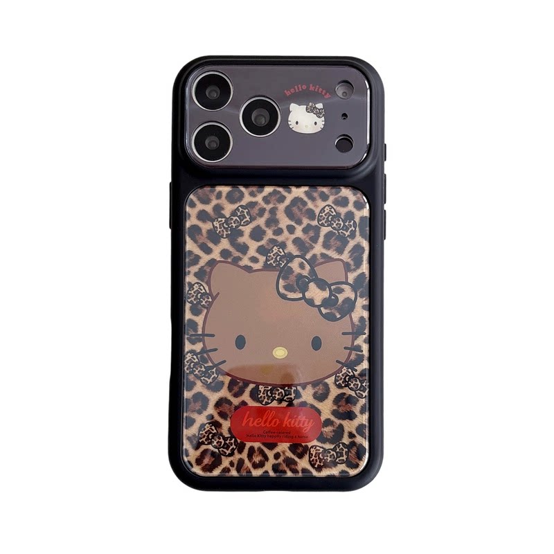 豹纹凯蒂猫iPhone17ProMax手机壳