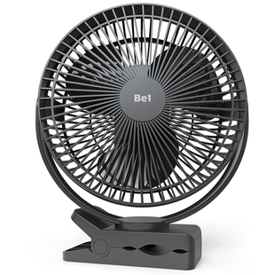 充电小风扇静音自然风学生婴儿车用床头大风车载制冷8寸USB小电扇
