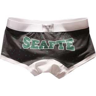 风骚日系低腰小新清男士内裤纯棉紧身性感平角裤全棉四角裤头底裤