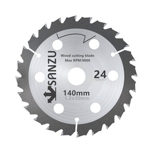 三竹锯片锂电锯锯片木工专用锯片5.5寸140超薄电动工具单手锯锯片