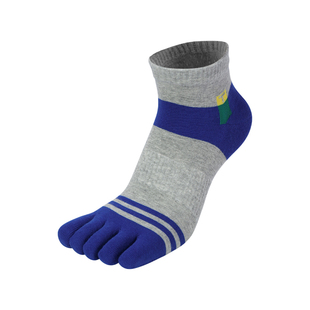 五指袜子男士纯棉短筒专业运动跑步吸汗防臭秋冬季分脚指头五趾袜