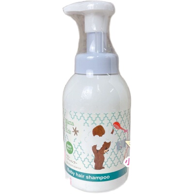 新到货日本mamakids弱酸性低刺激洗发水370ml(婴幼儿童成人均可)