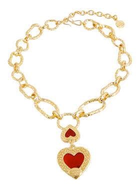 【法国进口】PF菲昂迪斯MY HEART系列红色项链高级感轻奢女时尚感