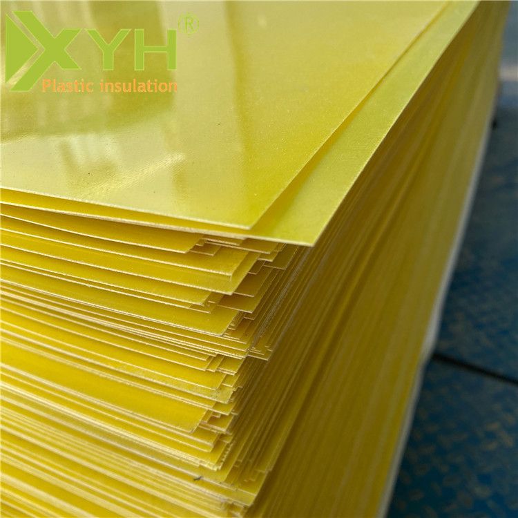 深圳黄色环氧板1mm*1000*2000 电池绝缘垫片分条 新能源环氧板