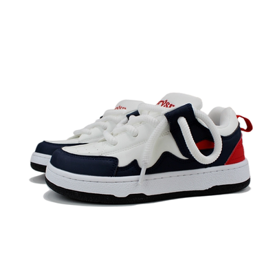 小众厚底脏辫滑板面包鞋春夏薄款