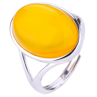 S925纯银戒指空托DIY镶嵌戒托女8*10 9*13 12*18 15*20 14*18 7*9