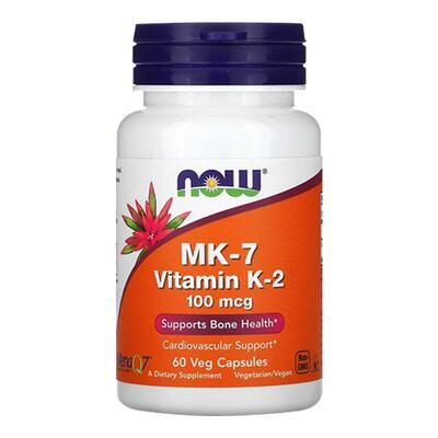 NOW维生素K2MK-7胶囊助钙吸收