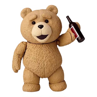 现货山口式 TED2 泰迪熊 脏话熊 贱熊 关节可动 手办模型公仔摆件