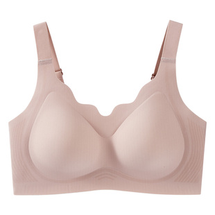 HR赫莲娜大胸显小内衣女软提拉收副乳无钢圈无痕防下垂舒适文胸罩