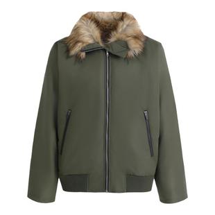 「GRNL」暖炉出击 男女款大廓形座山雕外套加绒加厚飞行夹克棉服