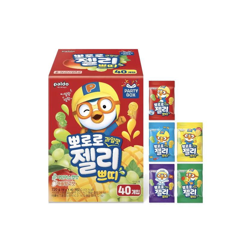 韩国直邮宝露露果味软糖40袋