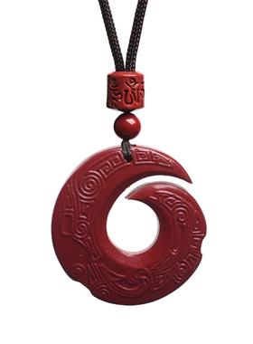 原矿朱砂时来运转吊坠男女正品官方旗舰店马本命年护身符项链礼物