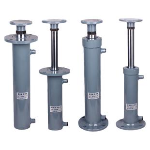 8吨上下法兰液压油缸 双向液压缸升降重型轻型小型手动电动单缸