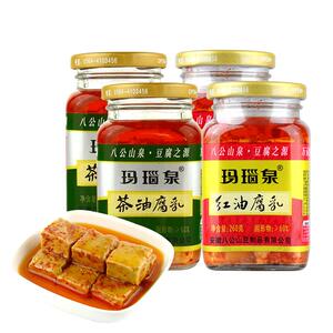 玛瑙泉红油茶油豆腐乳八公山特产