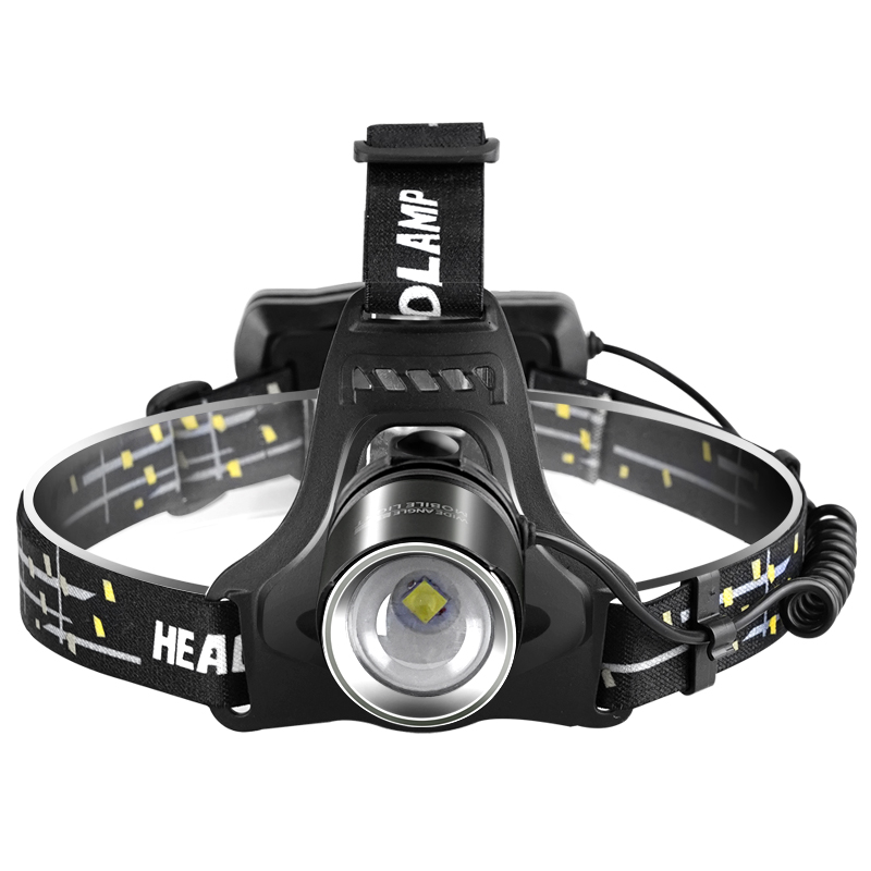 锐尼新款头灯强光充电超亮头戴式户外手电筒钓鱼照明矿灯超长续航