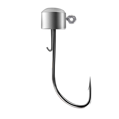 鹭鹭鱼内德铅头钩黑坑野钓钩浮水虾钩不倒翁防挂底鲈鱼钩蘑菇头钩