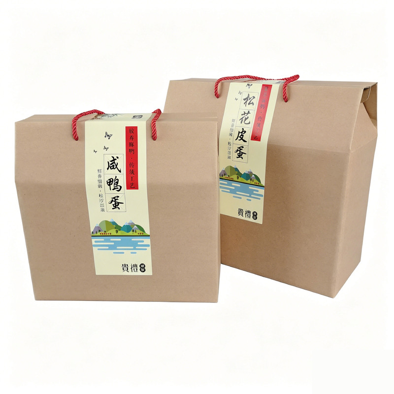咸鸭蛋礼品盒微量定制松花皮蛋包礼品盒