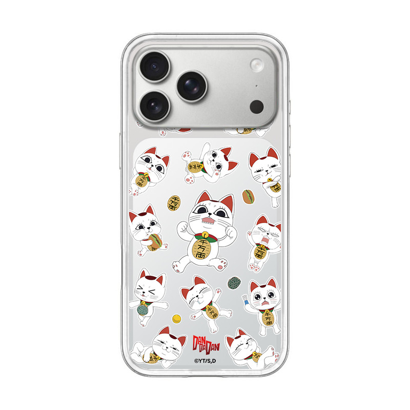 胆大党招财猫磨砂透手机壳适用iPhone17ProMax苹果16Pro可爱卡通15ProMax/14Pro防摔保护套