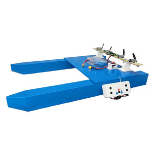 遥控船diy套件装 水机救援风动力船模自制可载重基础平台投饵打窝