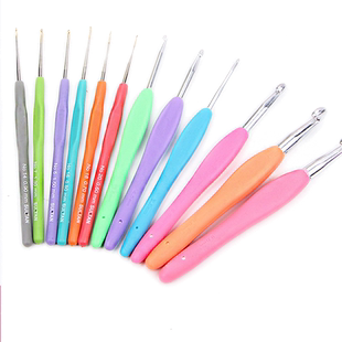 手工硅胶勾针软柄钩针初学者工具套装编织家用勾毛衣的针鞋毛线