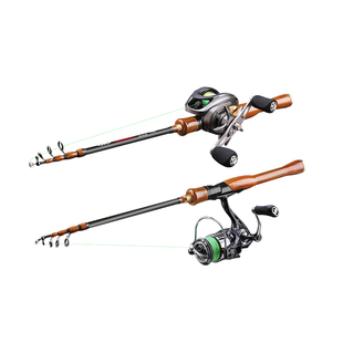 一将达瓦新款伸缩ul路亚竿全套正品进口碳素弹射便携振出式微物杆