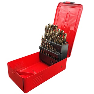 麻花钻头含钴高速不锈钢专用铝合金木工家用组合套装多功能1-10mm