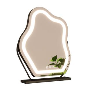 云朵化妆镜led带灯台式桌面美妆镜网红智能梳妆台镜子主卧梳妆镜