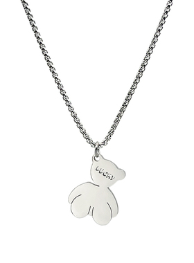 小熊项链男女2023年新款高级感