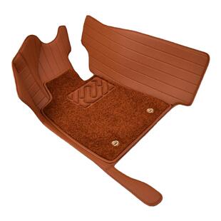 适用于奔驰S级S400L S450L S320L S480迈巴赫GLS480真皮羊毛脚垫