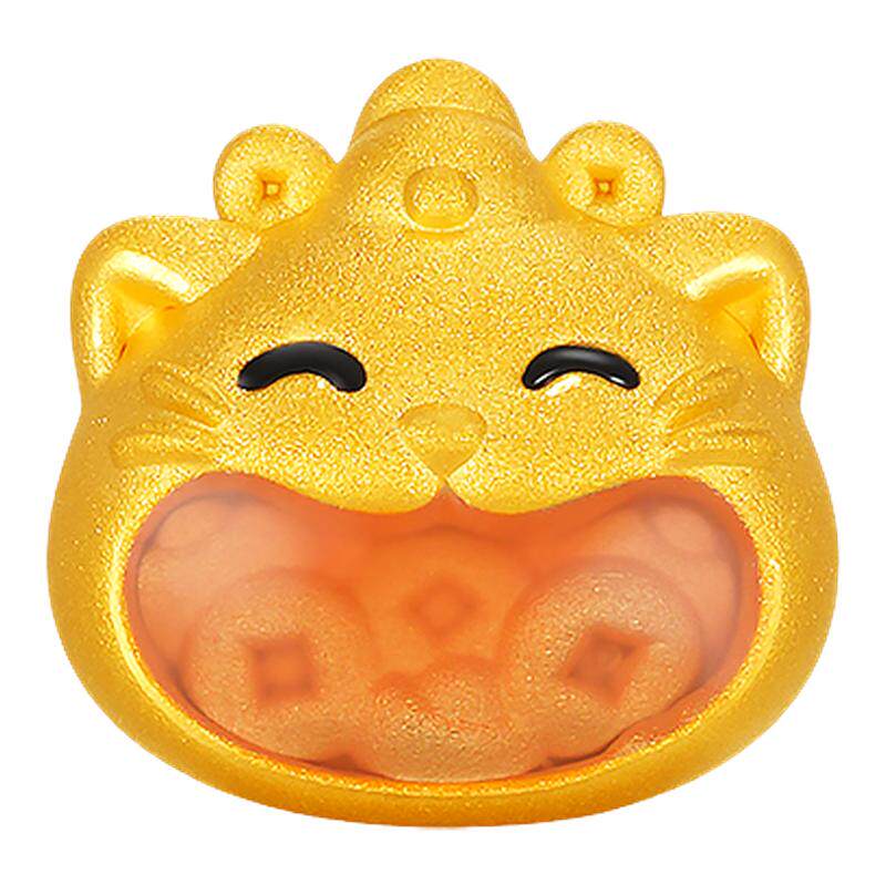 天美珠宝黄金小财猫转运珠