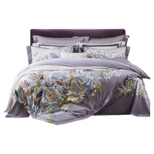 【专柜同款】富安娜高级感磨毛四件套长绒棉套件被套床单云霞生梦