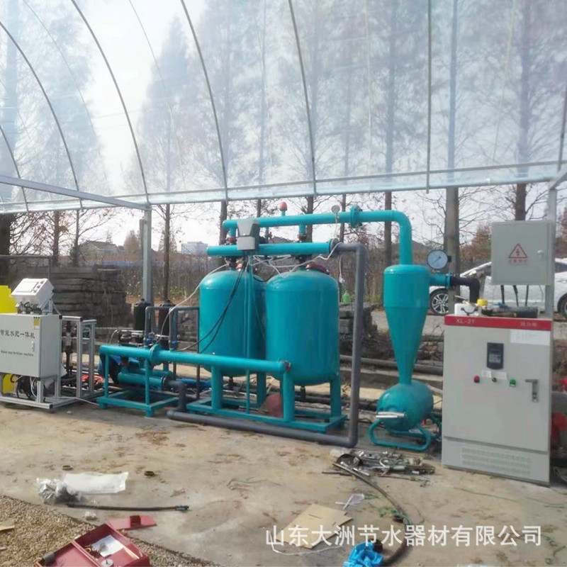 网式离心砂石过滤器厂家 农业园林灌溉泥沙河水叠片式离心过滤器