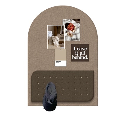 半愈洞洞毛毡墙贴饰品展示板